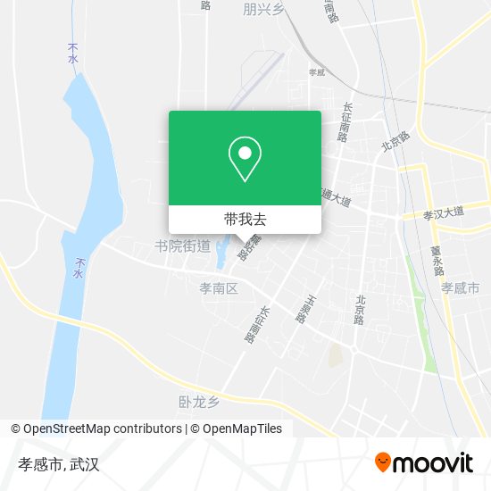 孝感市地图