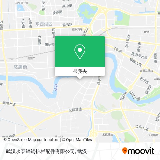 武汉永泰锌钢护栏配件有限公司地图