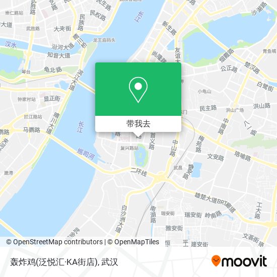 轰炸鸡(泛悦汇·KA街店)地图