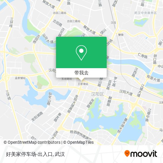 好美家停车场-出入口地图