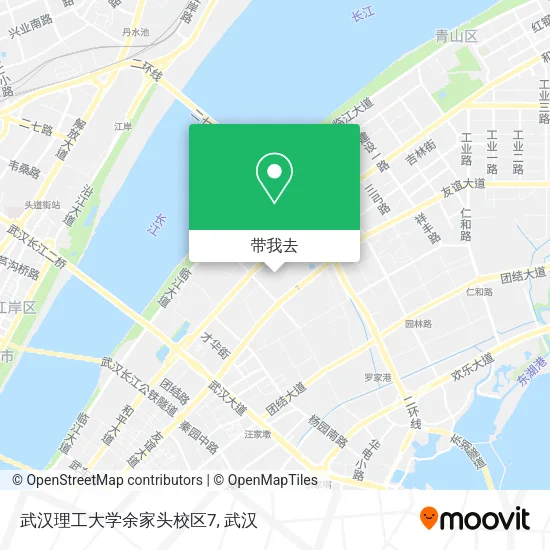 武汉理工大学余家头校区7地图