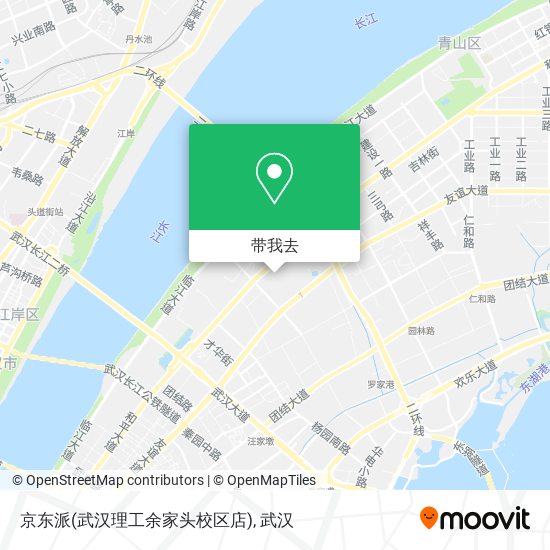 京东派(武汉理工余家头校区店)地图