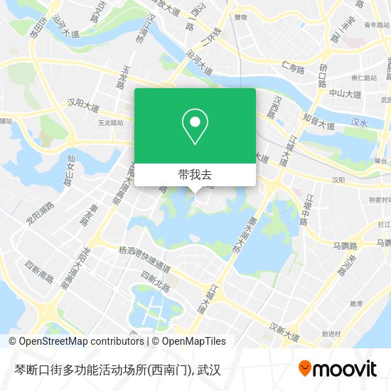 琴断口街多功能活动场所(西南门)地图