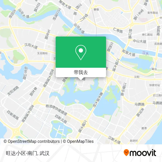 旺达小区-南门地图