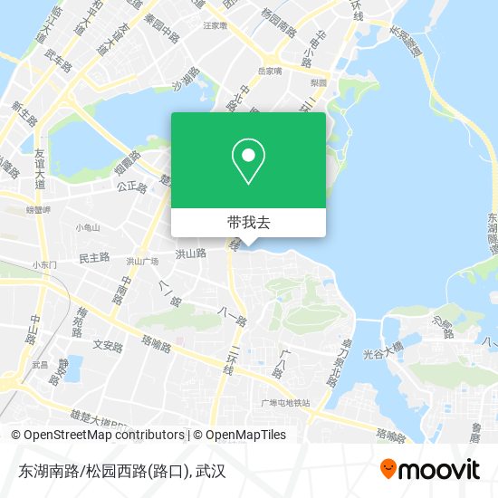 东湖南路/松园西路(路口)地图