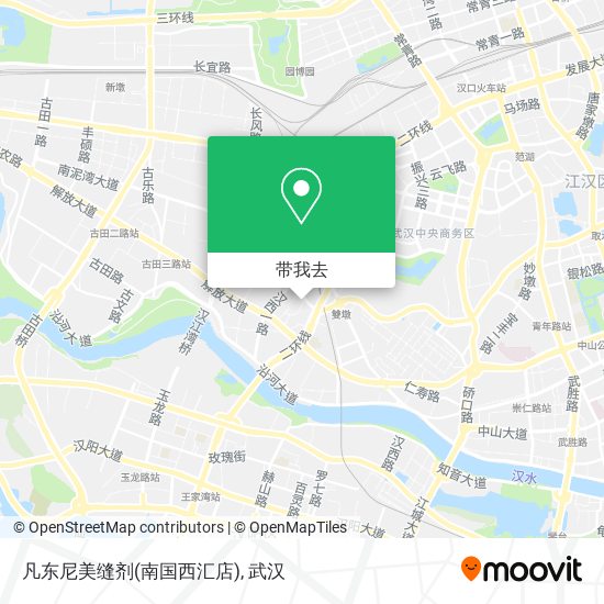 凡东尼美缝剂(南国西汇店)地图