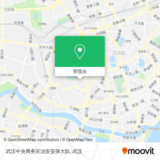 武汉中央商务区治安安保大队地图