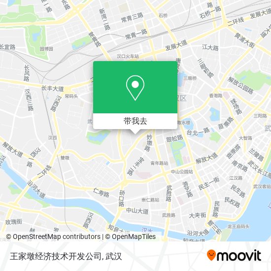 王家墩经济技术开发公司地图