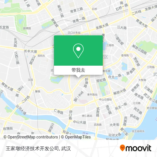 王家墩经济技术开发公司地图