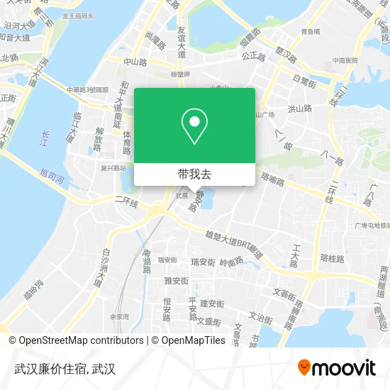 武汉廉价住宿地图