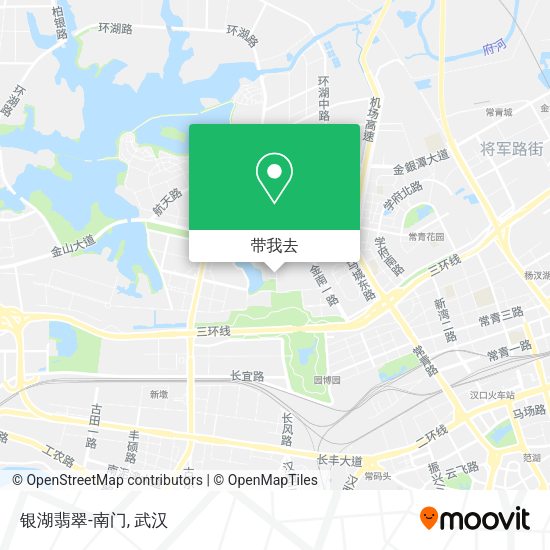 银湖翡翠-南门地图