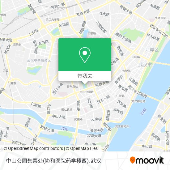 中山公园售票处(协和医院药学楼西)地图
