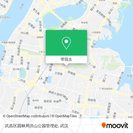 武昌区园林局洪山公园管理处地图