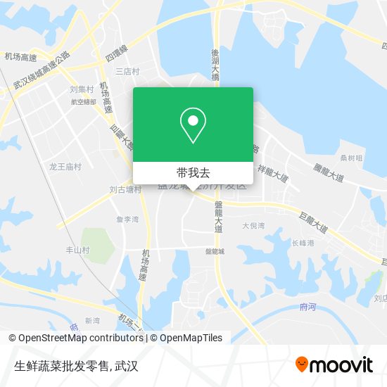 生鲜蔬菜批发零售地图
