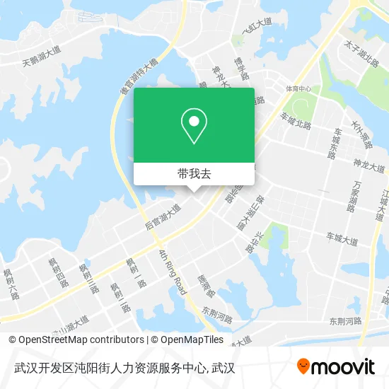 武汉开发区沌阳街人力资源服务中心地图