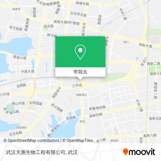 武汉天惠生物工程有限公司地图