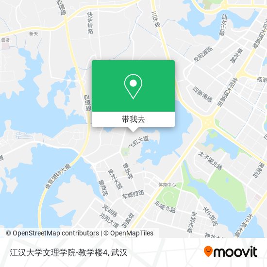 江汉大学文理学院-教学楼4地图