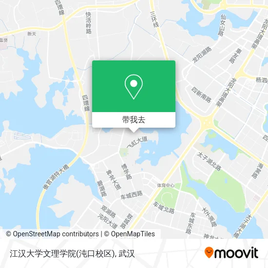 江汉大学文理学院(沌口校区)地图