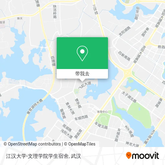 江汉大学-文理学院学生宿舍地图