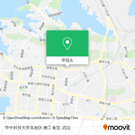 华中科技大学东校区-教工食堂地图