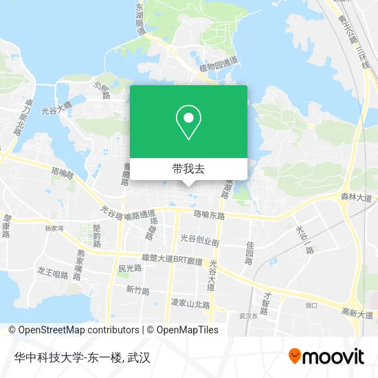 华中科技大学-东一楼地图