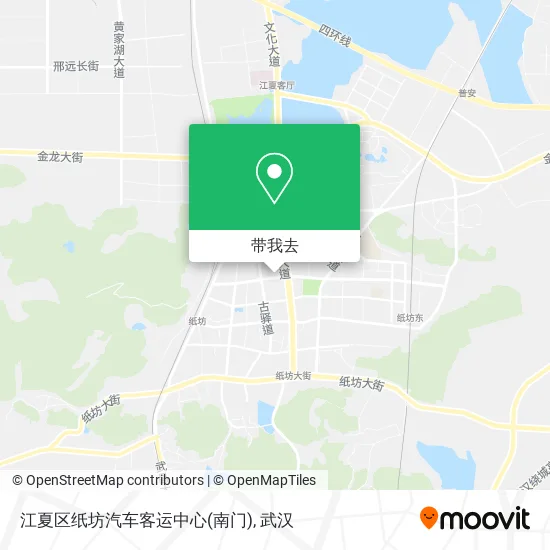 江夏区纸坊汽车客运中心(南门)地图