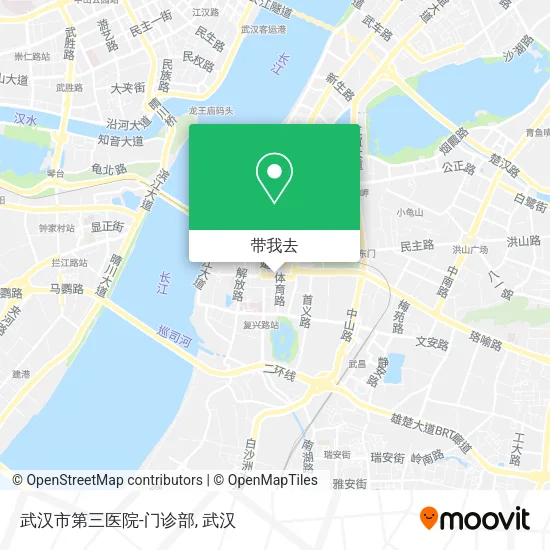 武汉市第三医院-门诊部地图