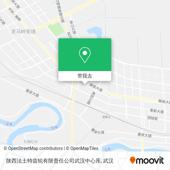 陕西法土特齿轮有限责任公司武汉中心库地图