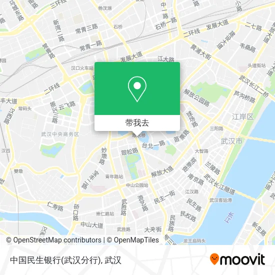 中国民生银行(武汉分行)地图