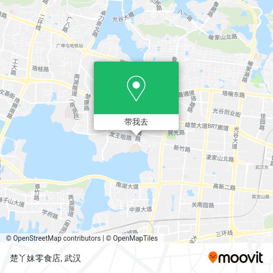 楚丫妹零食店地图