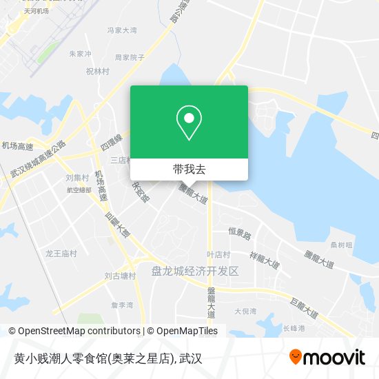 黄小贱潮人零食馆(奥莱之星店)地图