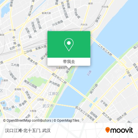 汉口江滩-北十五门地图