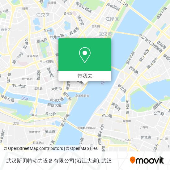武汉斯贝特动力设备有限公司(沿江大道)地图