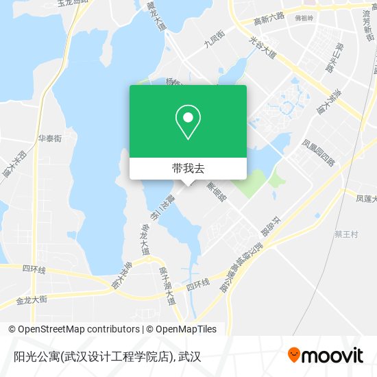 阳光公寓(武汉设计工程学院店)地图