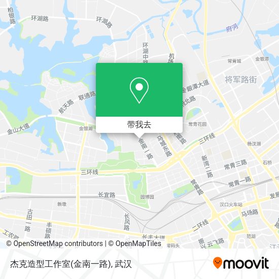 杰克造型工作室(金南一路)地图