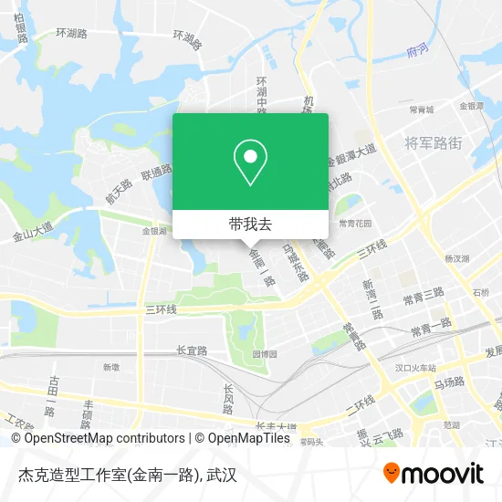 杰克造型工作室(金南一路)地图