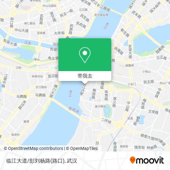 临江大道/彭刘杨路(路口)地图