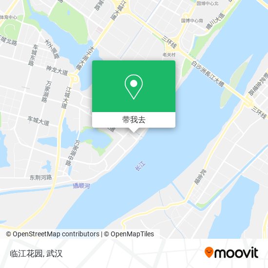 临江花园地图