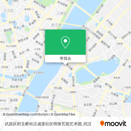 武昌区积玉桥街汉成里社区明珠艺苑艺术团地图