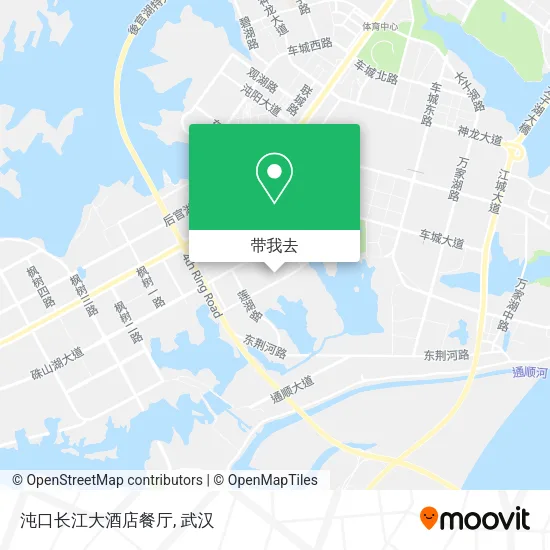 沌口长江大酒店餐厅地图