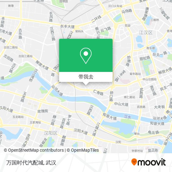 万国时代汽配城地图