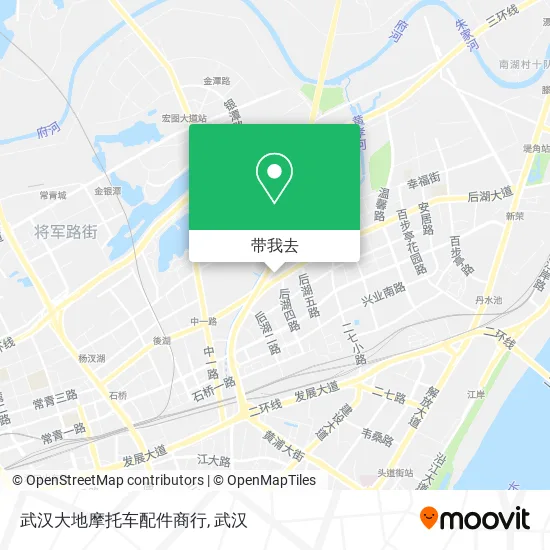 武汉大地摩托车配件商行地图