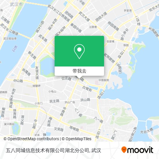 五八同城信息技术有限公司湖北分公司地图