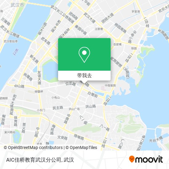AIC佳桥教育武汉分公司地图
