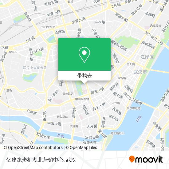 亿建跑步机湖北营销中心地图