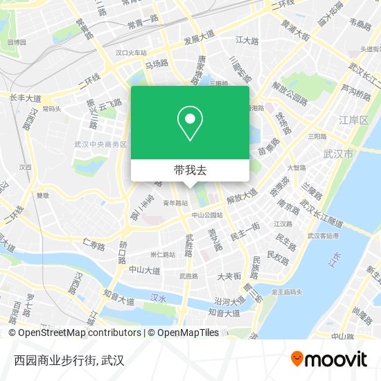 西园商业步行街地图