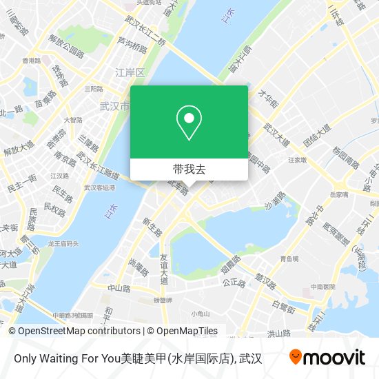 Only Waiting For You美睫美甲(水岸国际店)地图