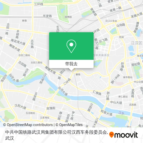 中共中国铁路武汉局集团有限公司汉西车务段委员会地图