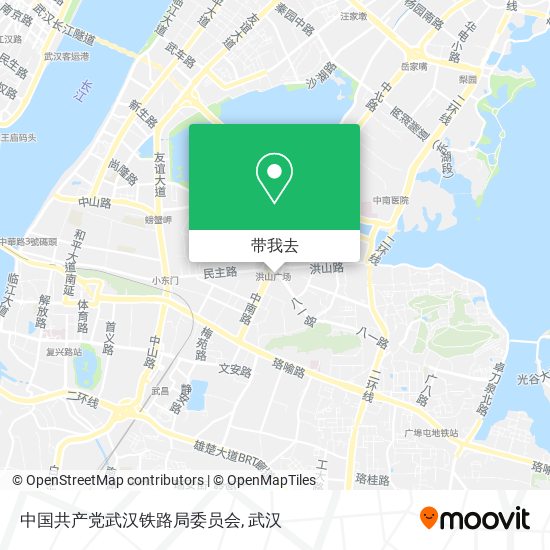 中国共产党武汉铁路局委员会地图
