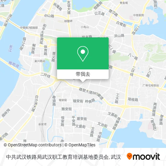 中共武汉铁路局武汉职工教育培训基地委员会地图